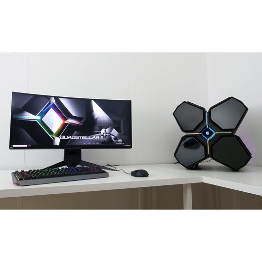 DeepCool GamerStorm Quadstellar Cristal Templado USB 3.2