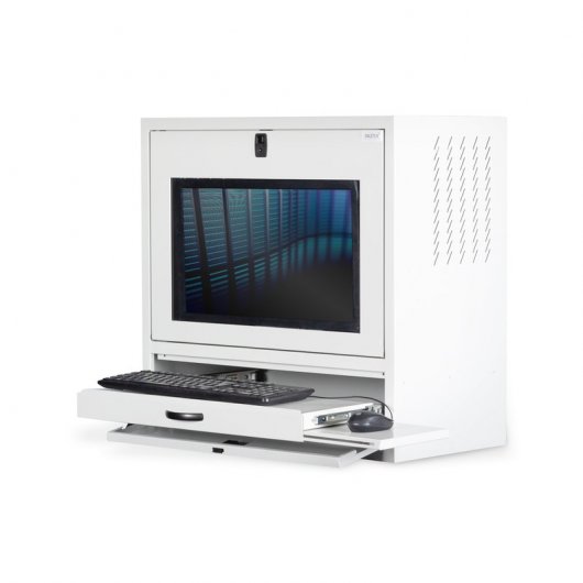 Digitus Estação de Trabalho para Montagem em Parede com Suporte de Tela Integrado