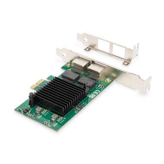 Digitus Scheda Gigabit Ethernet PCI Express, 2 porte