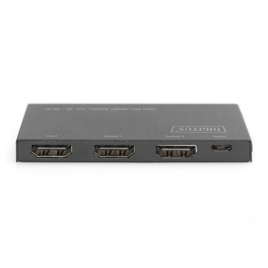 Digitus Splitter Ultra Slim 2x HDMI 4K Negro