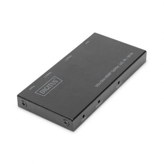 Digitus Splitter Ultra Slim 2x HDMI 4K Negro