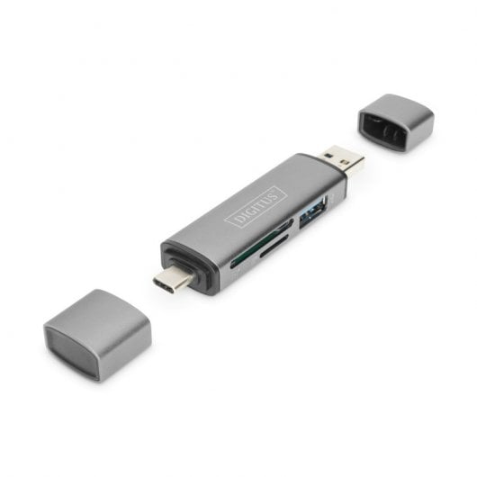 Digitus Hub à double lecteur de carte USB-C™ USB 3.0, OTG