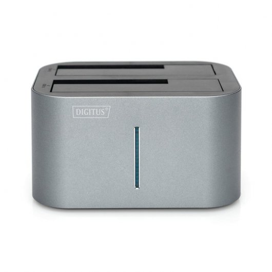 Digitus Estación de Conexión Dual de Unidad de Disco Duro SATA de 2.5/3.5" a USB 3.0
