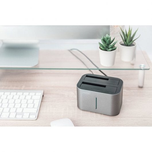 Digitus Estación de Conexión Dual de Unidad de Disco Duro SATA de 2.5/3.5" a USB 3.0