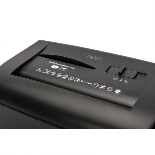 Digitus Tritadocumenti X7CD con trituratore per CD/DVD/carte di credito