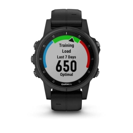 Garmin Fénix 5S Plus Zafiro Negro con Correa Negra