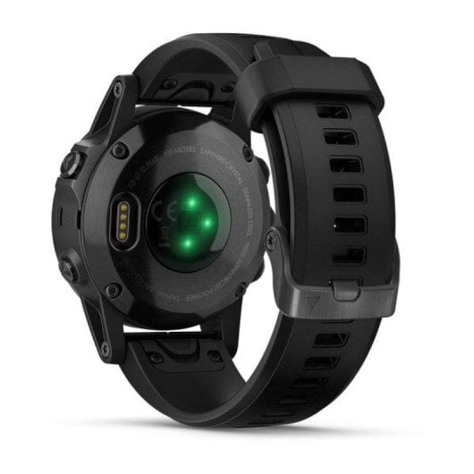 Garmin Fénix 5S Plus Zafiro Negro con Correa Negra