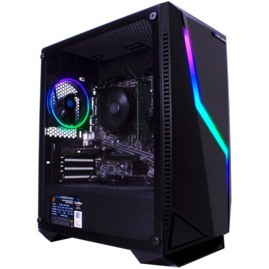 CoolBox Deep Gaming AMD Ryzen 5 5600G/16GB/GTX1650/1TB SSD + Monitor 27" QHD + Setup Gamer