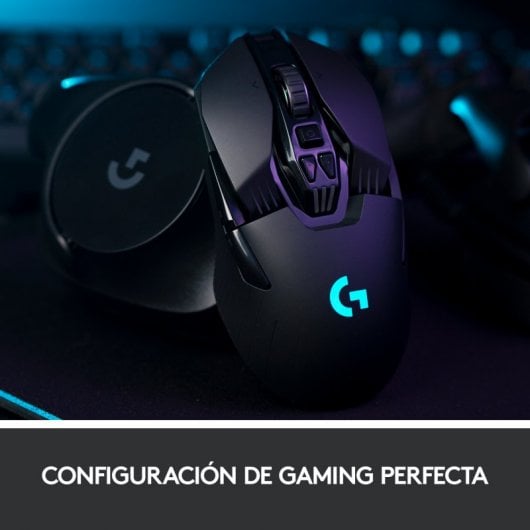 Logitech G Logitech G903 LIGHTSPEED Mouse da Gaming Wireless con Sensore HERO 25K, 140h e 1h con Batteria Ricaricabile, RGB LIGHTSYNC, Compatibile con POWERPLAY, ambidestro, 107 g e 10 g opzionale, 25.600 DPI