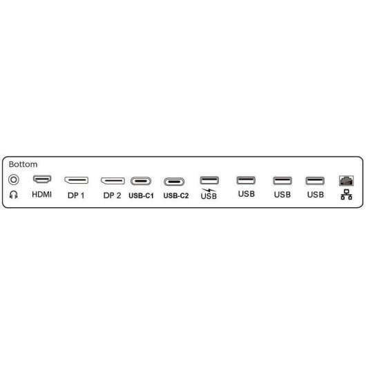 Philips P Line 439P9H/00 écran plat de PC 110,2 cm (43.4") 3840 x 1200 pixels LCD Noir