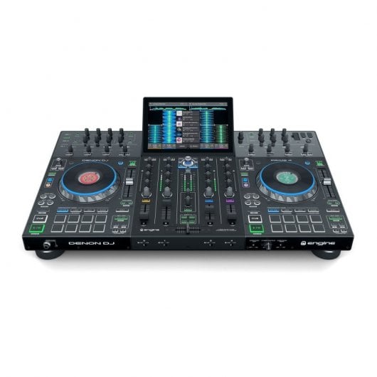 Denon DJ Prime 4 Controlador Autónomo de 4 Canales con Pantalla Táctil de 10"