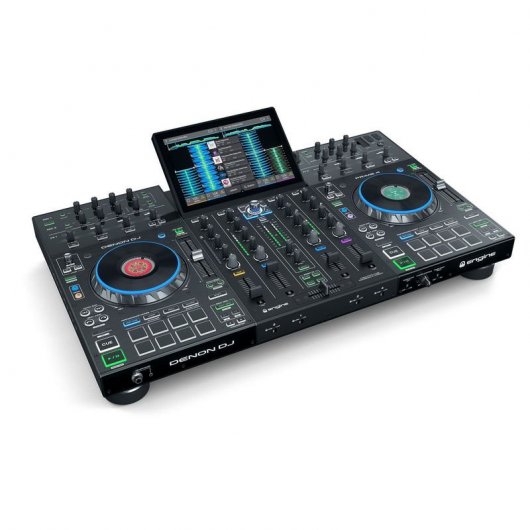Denon DJ Prime 4 Controlador Autónomo de 4 Canales con Pantalla Táctil de 10"