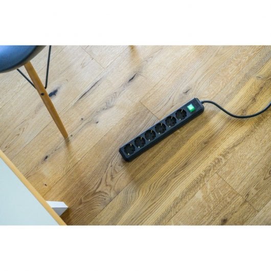 Brennenstuhl Multiprise Eco-Line 6 Prises+Interrupteur 1,5m Noir