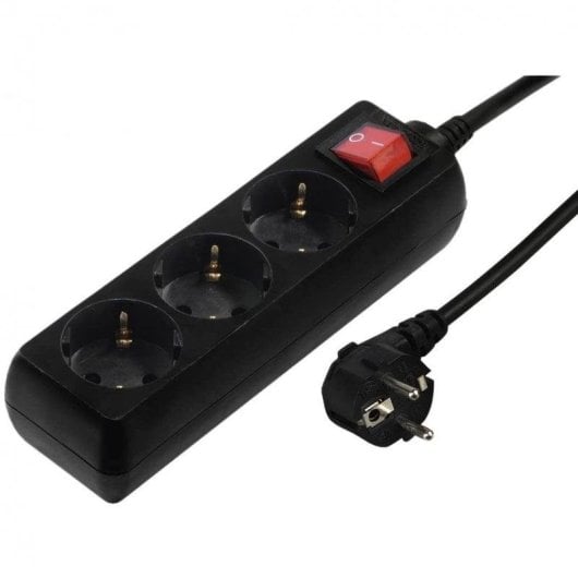 Steckdosenleiste Hama 3 Steckplätze mit Schalter und 1,4 m Kabel schwarz