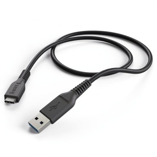 Câble USB Type-C Hama - USB 3.1 1 m Noir