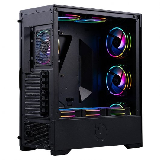 Hiditec Z20 ARGB Cristal Templado USB 3.0 Negra