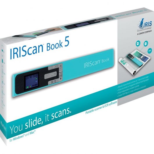 Iris IRIScan Book 5 Escáner Portátil Turquesa