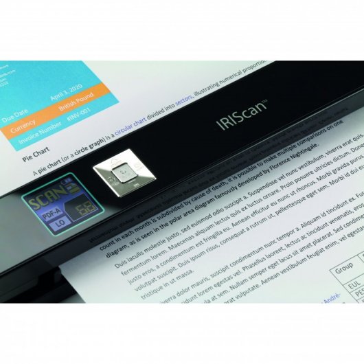 Iris IRIScan Anywhere 5 WiFi Escáner Portátil Negro