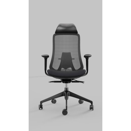 Chaise de bureau noire Spacio Asmara