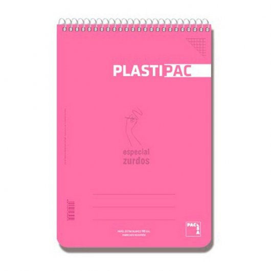 Sam Pacsa Plastipac Cuaderno Tipo Folio Especial Zurdos 5 Unidades Colores Surtidos
