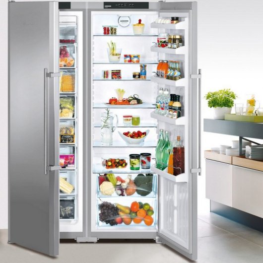 Liebherr SBSesf 7212 Frigorífico Americano A+ Acero Inoxidable