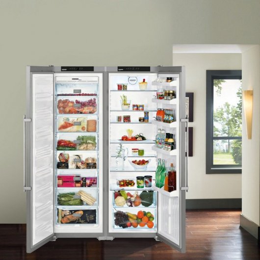 Liebherr SBSesf 7212 Frigorífico Americano A+ Acero Inoxidable