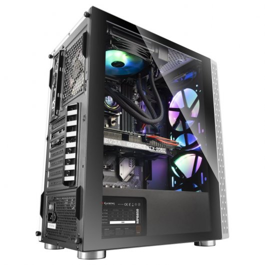 Mars Gaming MC8 Cristal Templado USB 3.1 Blanca
