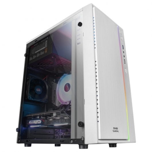 Mars Gaming MCM USB 3.0 con Ventana Blanca