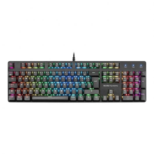 Mars Gaming MK5 Teclado Mecánico Gaming RGB Switch Marrón