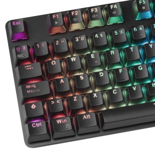 Mars Gaming MK5 Teclado Mecánico Gaming RGB Switch Marrón