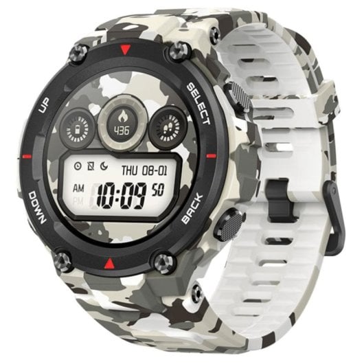 Amazfit T-Rex Bluetooth GPS 48mm AMOLED Verde Camuflado Resistência à Água 5ATM