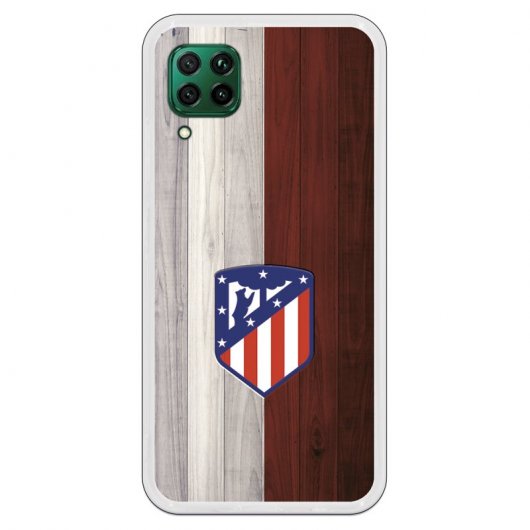 Funda Oficial Atlético de Madrid Madera para Huawei P40 Lite