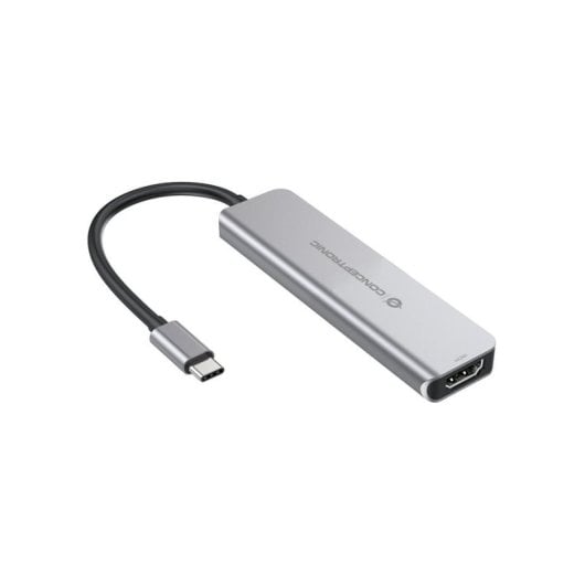 Laptop-Dock Conceptronic DONN02G Aluminium USB-C HDMI SD USB 3.2 60 W