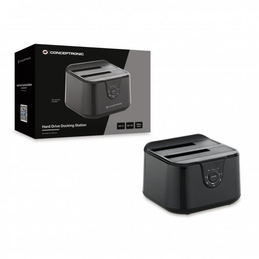 Conceptronic DDE02B Base Dock USB 3.0 para Discos 2.5"/3.5"