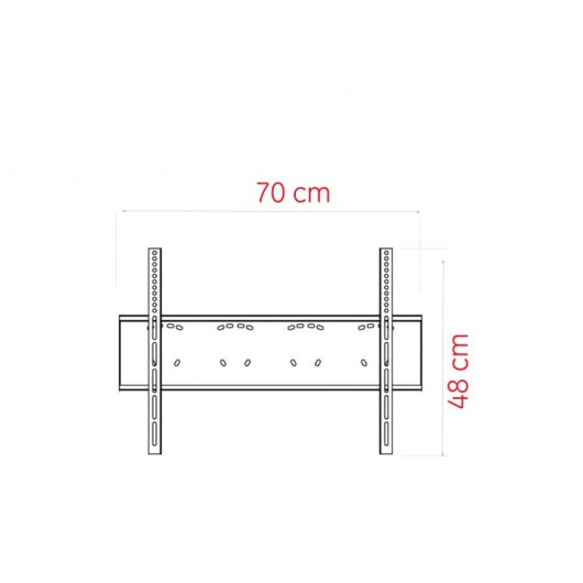 Ultimate PA-7045 Soporte TV 42"-60" VESA 600x400 Máx 45Kg