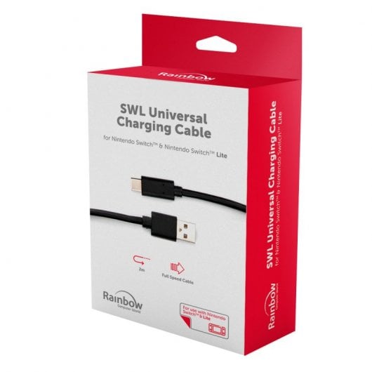 Câble de chargement universel Rainbow pour Nintendo Switch/Lite