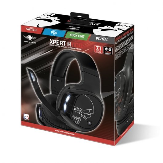 Cuffie da gioco wireless 7.1 Spirit of Gamer Xpert H1100