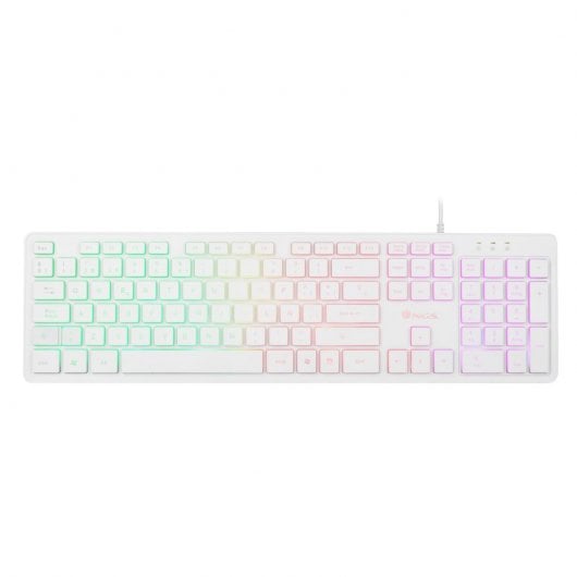 NGS Sprite Kit de Teclado e Rato LED USB Branco