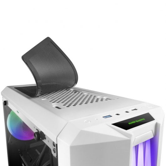 Mars Gaming MCK Cristal Templado RGB USB 3.0 Blanca