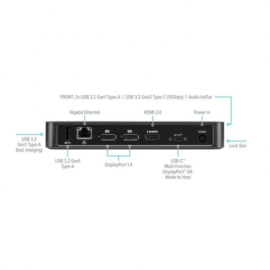 Docking station Targus DOCK430EUZ con porta multifunzione USB-C DisplayPort modalità alternativa 85 W