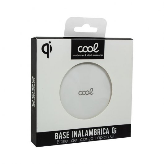 Cool Cargador Inalámbrico Qi Universal Blanco