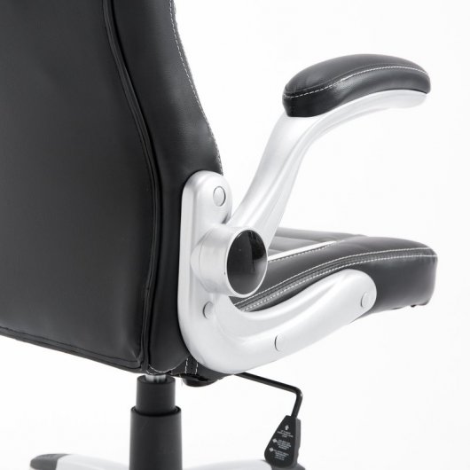 HomCom Silla Gaming Ergonómica Gris/Negro