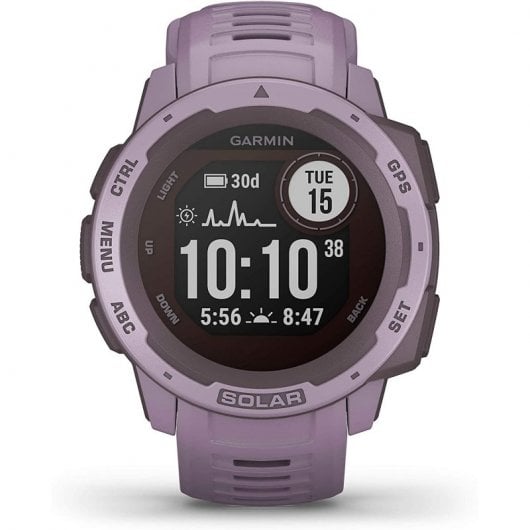 Garmin Instinct Solar Smartwatch Coral