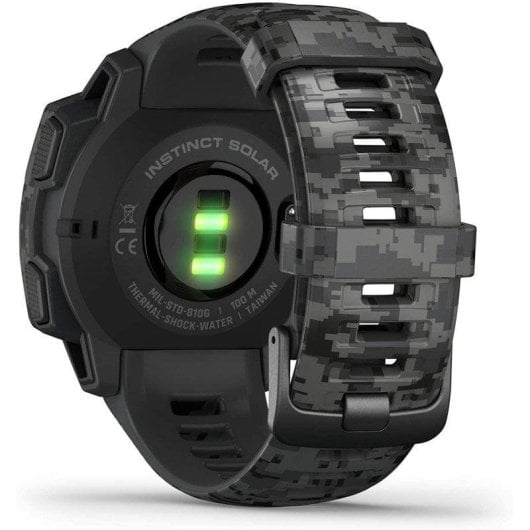 Garmin Instinct Solar Camo Edition GPS 45mm MIP Camouflage M/L Étanche 100m Pulsomètre SpO2
