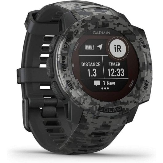 Garmin Instinct Solar Camo Edition GPS 45mm MIP Camouflage M/L Étanche 100m Pulsomètre SpO2