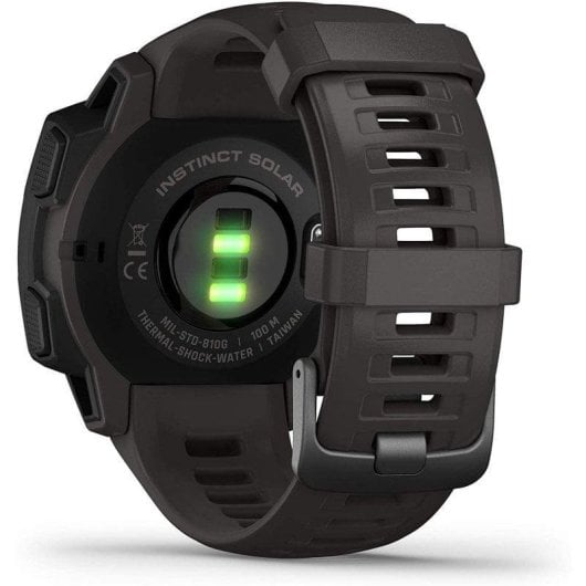 Garmin Instinct Solar GPS 45mm MIP Graphite M Étanche 100m Pulsomètre SpO2 Altimètre