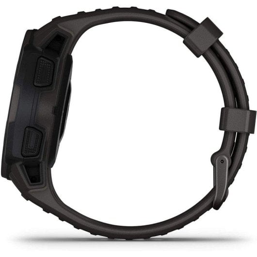Garmin Instinct Solar GPS 45mm MIP Graphite M Étanche 100m Pulsomètre SpO2 Altimètre