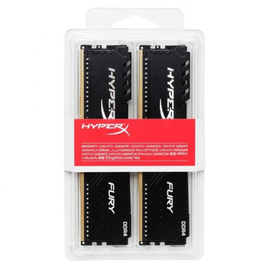 Memoria RAM Kingston HyperX Fury Black 32GB DDR4 2400MHz PC4-19200