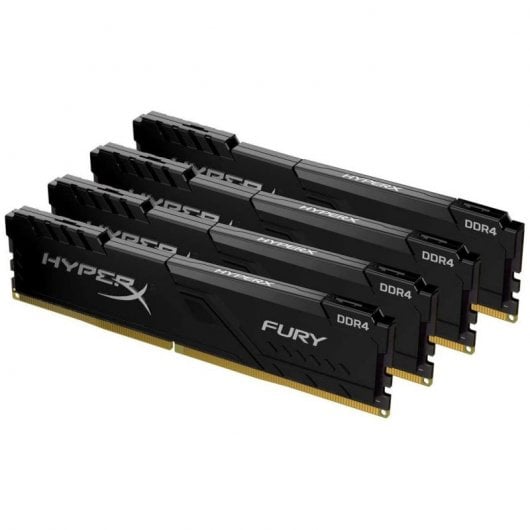 Kingston HyperX Fury Black 64GB DDR4 2666MHz PC4-21300 4x16GB CL16