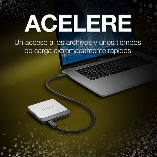 Seagate Fast SSD Externo 1TB USB-C 3.0 Plata